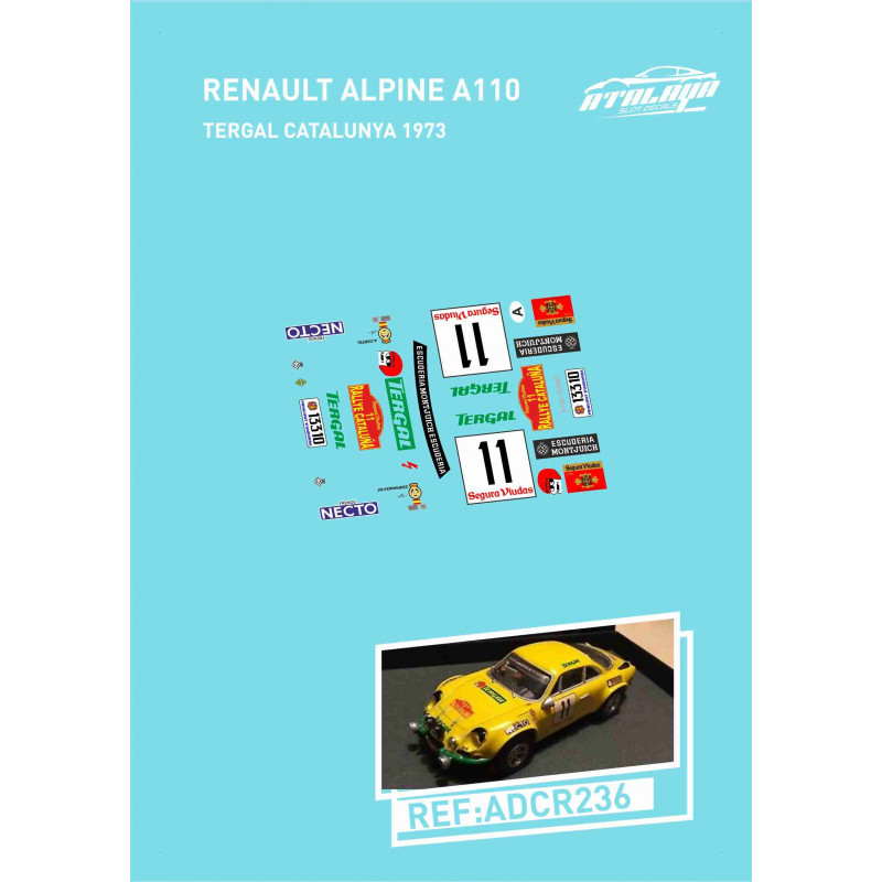 Renault Alpine A110 Nicolas Tourde Corse 1973