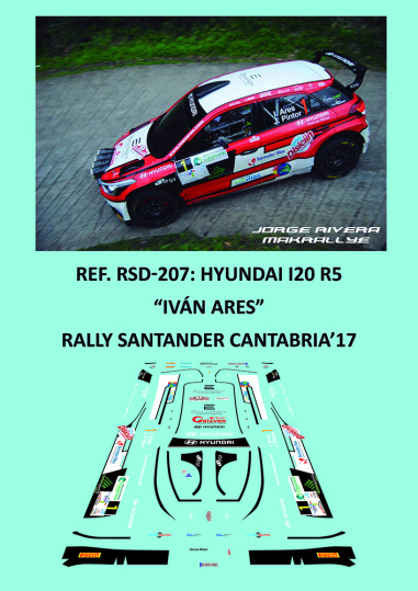 Hyundai i20 R5 - Iván Ares - Rally Cantabria Santander 2017