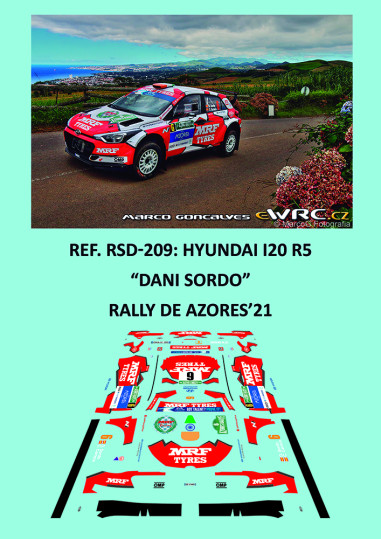 Hyundai i20 R5 - Dani Sordo - Rally Azores 2021