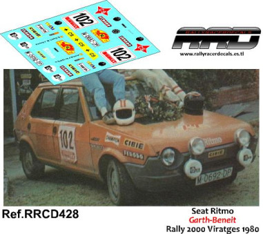 Seat Ritmo Garth-Beneit Rally 2000 Viratges 1980