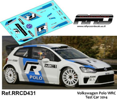Volkswagen Polo WRC Test Car 2014