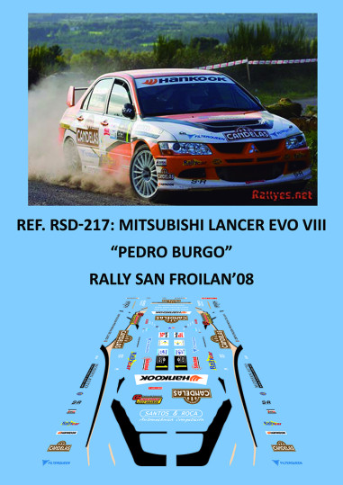 Mitsubishi Lancer Evo VIII - Pedro Burgo - Rally San Froilán 2008