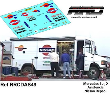 Mercedes 609D Asistencia Nissan Repsol