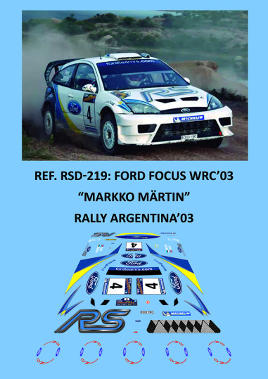 Ford Focus WRC'03 - Markko Märtin - Rally Argentina'03