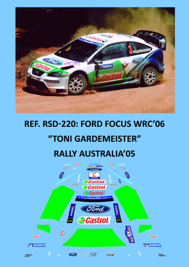 Ford Focus WRC'06 - Toni Gardemeister - Rally Australia'05