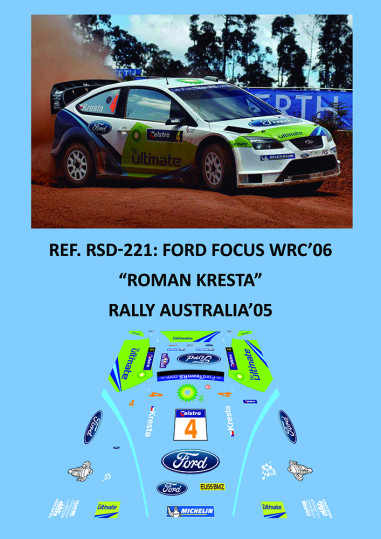 Ford Focus WRC'06 - Roman Kresta - Rally Australia'05