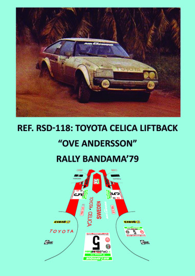 Toyota Celica Liftback Andersson Bandama 1979