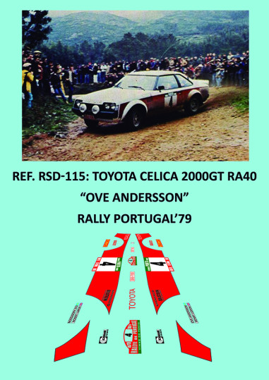 Toyota Celica 2000GT RA40 Andersson Portugal 1979