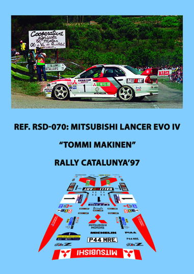 Mitsubishi Lancer EvoIV - Tommi Makinen - Rally España-Catalunya 1997