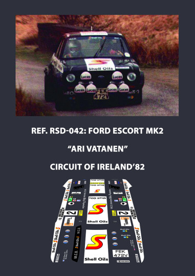 Ford Escort MK2 - Ari Vatanen - Circuit of Ireland 1982