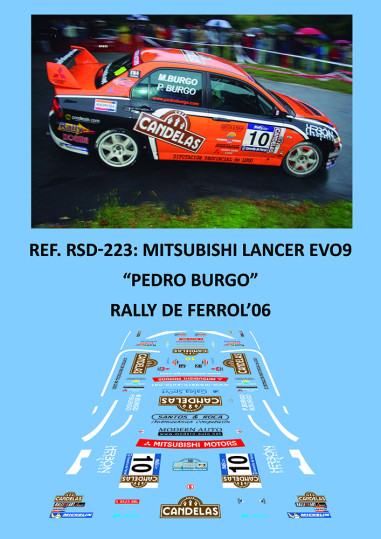 Mitsubishi Lancer Evo9 - Pedro Burgo - Rally Ferroll 2006