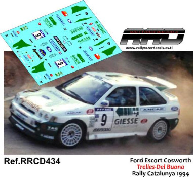 Ford Escort Cosworth Trelles-Del Buono Rally Catalunya 1994