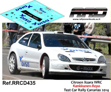 Citroen Xsara WRC Test Car Kankkunen Canarias 2014