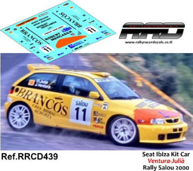 Seat Ibiza KitCar Ventura-Julia Rally Salou 2000