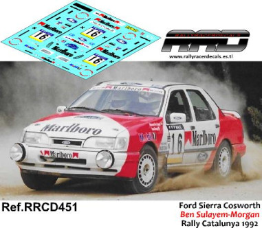 Ford Sierra Cosworth Ben Sulayem-Morgan Rally Catalunya 1992