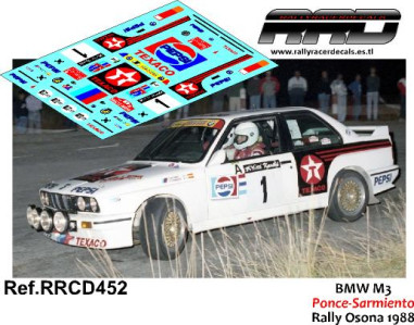 BMW M3 Ponce-Sarmiento Rally Osona 1988