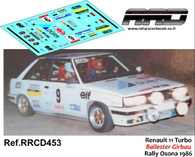 Renault 11 Turbo Ballester-Girbau Rally Osona 1986