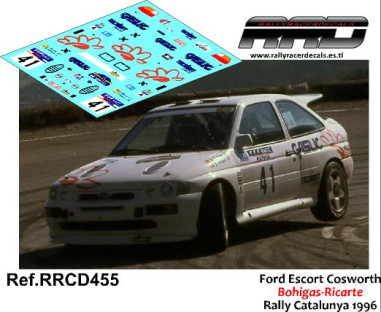 Ford Escort Cosworth Bohigas-Ricarte Rally Catalunya 1996
