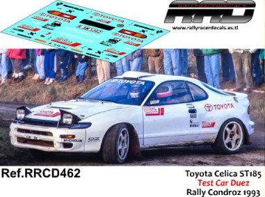 Toyota Celica ST185 Test Car Duez Rally Condroz 1993