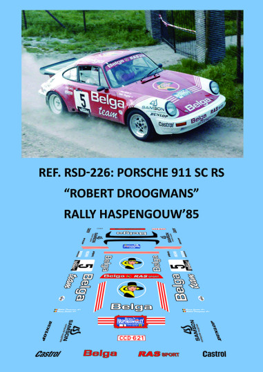Porsche 911 SC RS - Robert Droogmans - Rally Haspengouw 1985