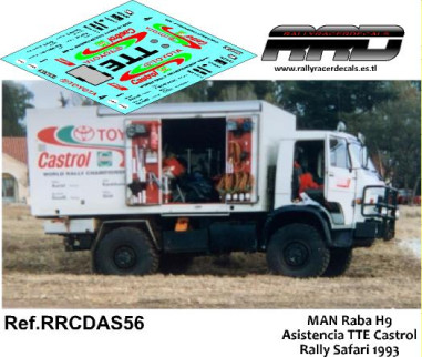 MAN Raba H9 Asistencia TTE Rally Safari 1993