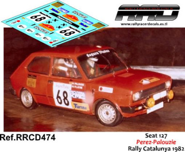 Seat 127 Perez-Palouzie Rally Catalunya 1982