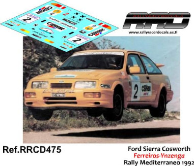 Ford Sierra Cosworth Ferreyros-Ynzenga Rally Mediterraneo 1992