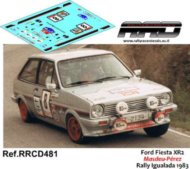 Ford Fiesta XR2 Masdeu-Perez Rally Igualada 1983