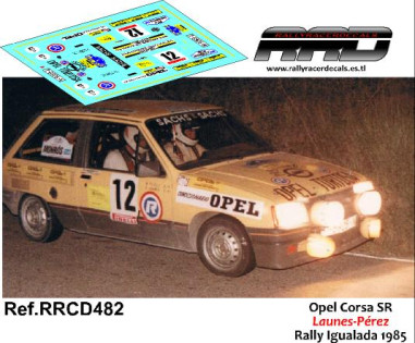 Opel Corsa SR Launes-Perez Rally Igualada 1985