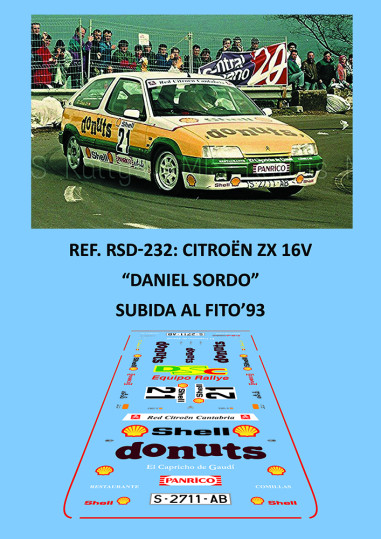 Citroën ZX 16v - Daniel Sordo - Subida al Fito'93