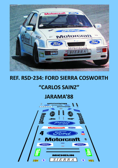 Ford Sierra Cosworth - Carlos Sainz - Jarama 1988
