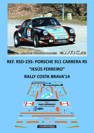 Porsche 911 Carrera RS - Jesús Ferreiro - Rally Costa Brava'14