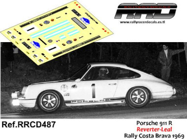 Porsche 911 R Reverter-Leal Rally Costa Brava 1969