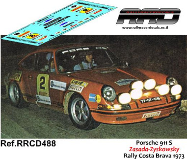 Porsche 911 S Zasada-Zyskowsky Rally Costa Brava 1973