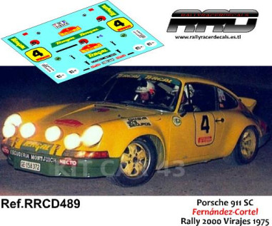 Porsche 911 SC Fernandez-Cortel Rally 2000 Viratges 1975