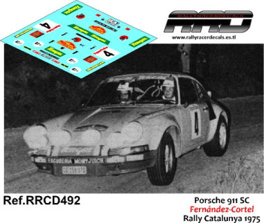 Porsche 911 SC Fernandez-Cortel Rally Catalunya 1975