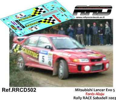 copy of Mitsubishi Lancer Evo 5 Climent-Romani Rally Montecarlo 1999