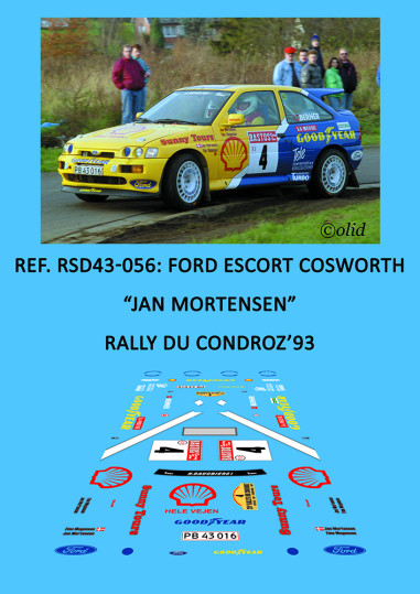 Ford Escort Cosworth - Jan Mortensen - Rally du Condroz 1993