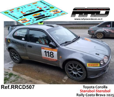 Toyota Corolla WRC Stensbol-Stensbol Rally Costa Brava 2025