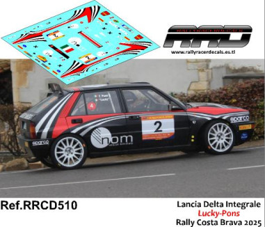 Lancia Delta Integrale Lucky-Pons Rally Costa Brava 2025