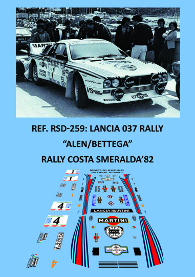 Lancia 037 Rally - Alen/Bettega - Rally Costa Smeralda 1982