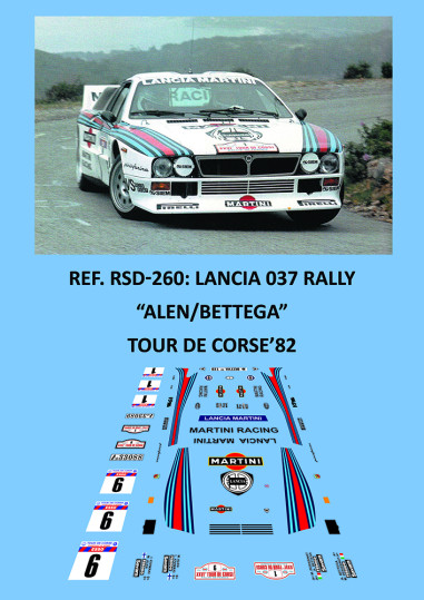 Lancia 037 Rally - Alen/Bettega - Tour de Corse 1982