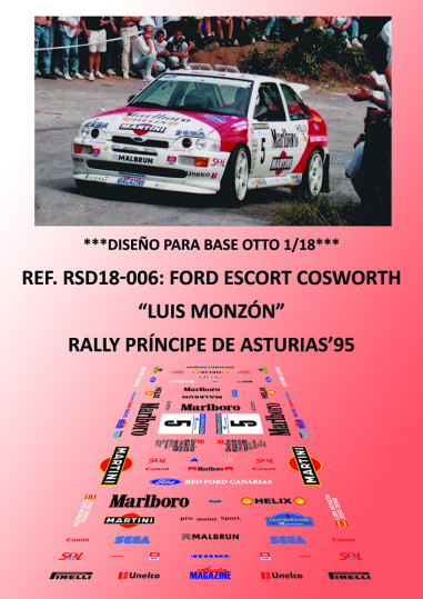 Ford Escort Cosworth - Luis Monzón - Rally Príncipe de Asturias 1995