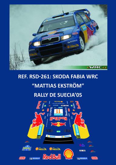 Skoda Fabia WRC - Mattias Ekström - Rally de Suecia 2005